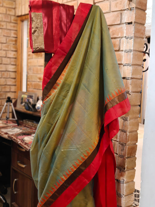sarees with temple borders
