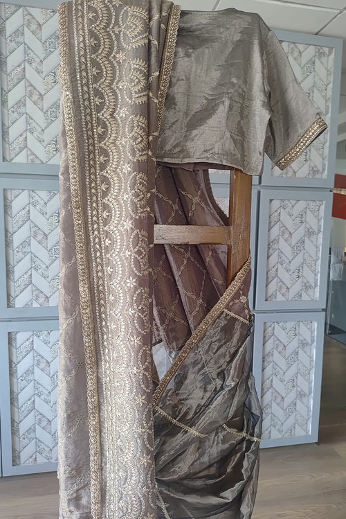 Blinglam tissue sari