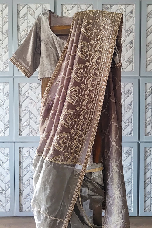 Blinglam tissue sari
