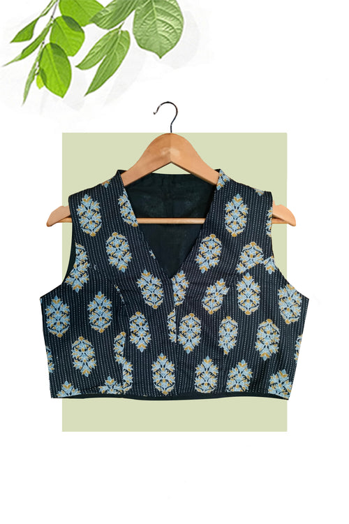 Cotton Printed Blouse chest 34