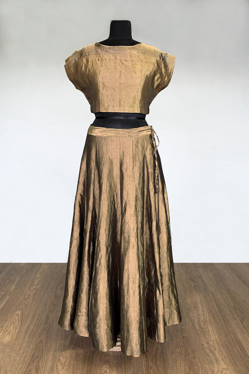 Antique Tissue Lehenga