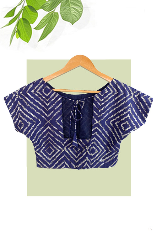 Blue Cotton Blouse