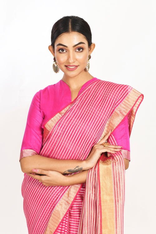 GULABO pink sari
