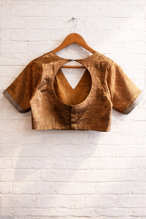 Gold Tissue Blouse