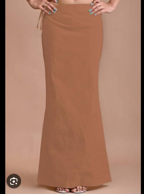 Matching cotton satin petticoat